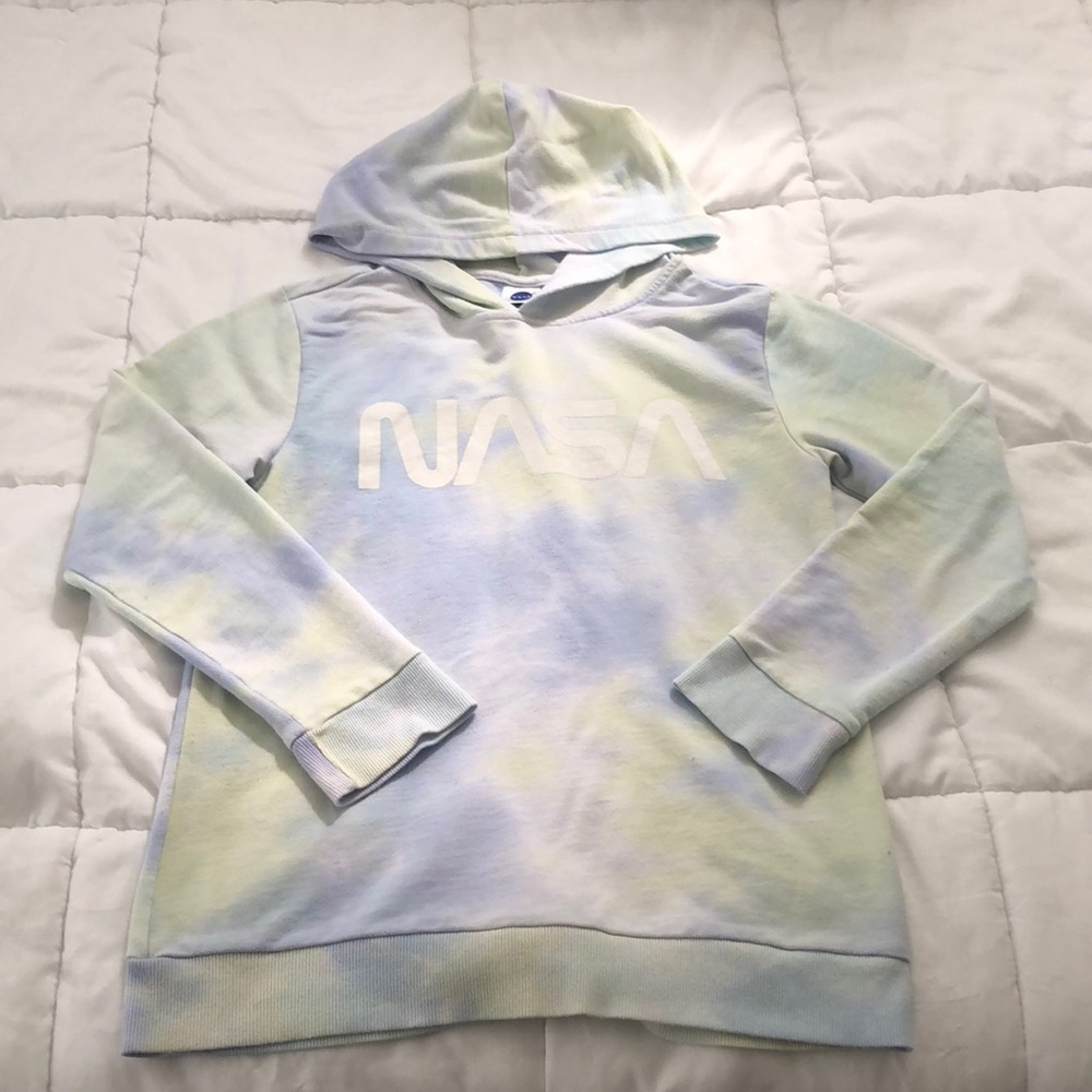 Nasa Tie Die Pullover Hoodie. Size XL